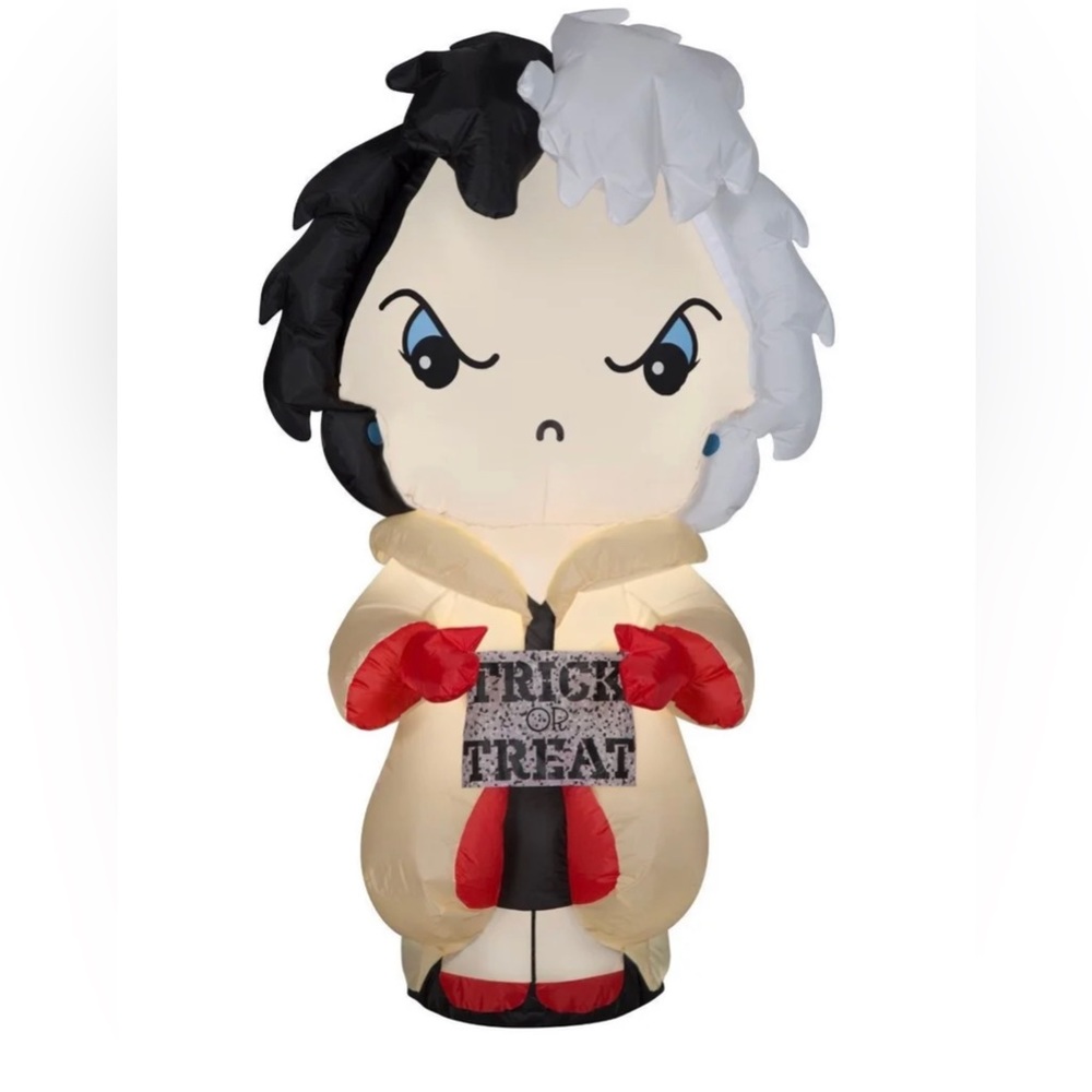 Disney Villains Cruella De Vil Yard Inflatable New